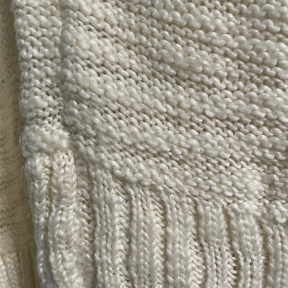 Element White Boho Chunky Open Cardigan Sweater:M - Picture 8 of 8